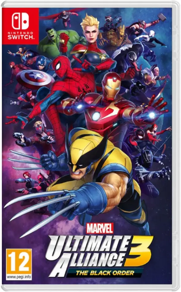 Marvel Ultimate Alliance 3: The Black Order Nintendo Switch okładka gry