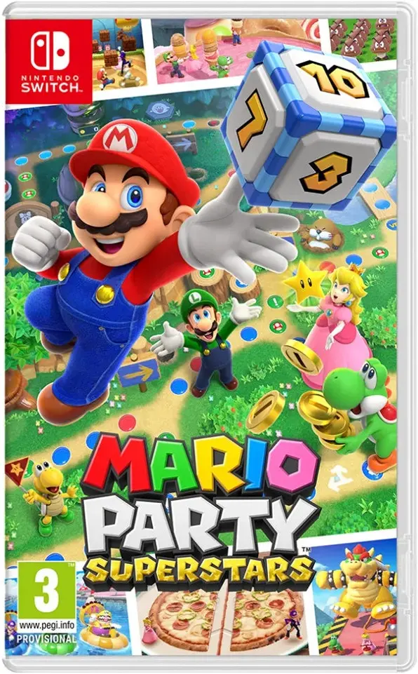 Okładka gry Mario Party Superstars na Nintendo Switch