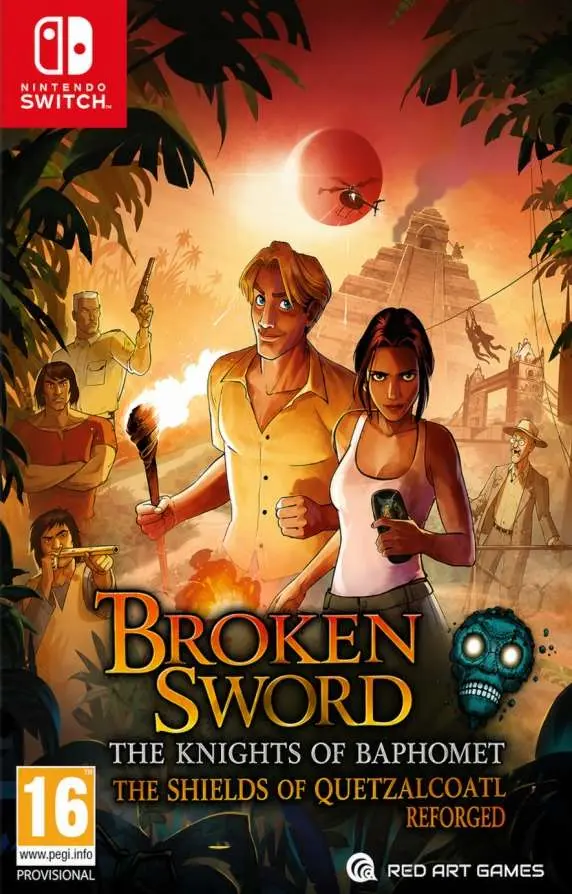 Okładka gry Broken Sword 2 Smoking Mirror Reforged na Nintendo Switch Okładka gry Broken Sword 2 Smoking Mirror Reforged na Nintendo Switch