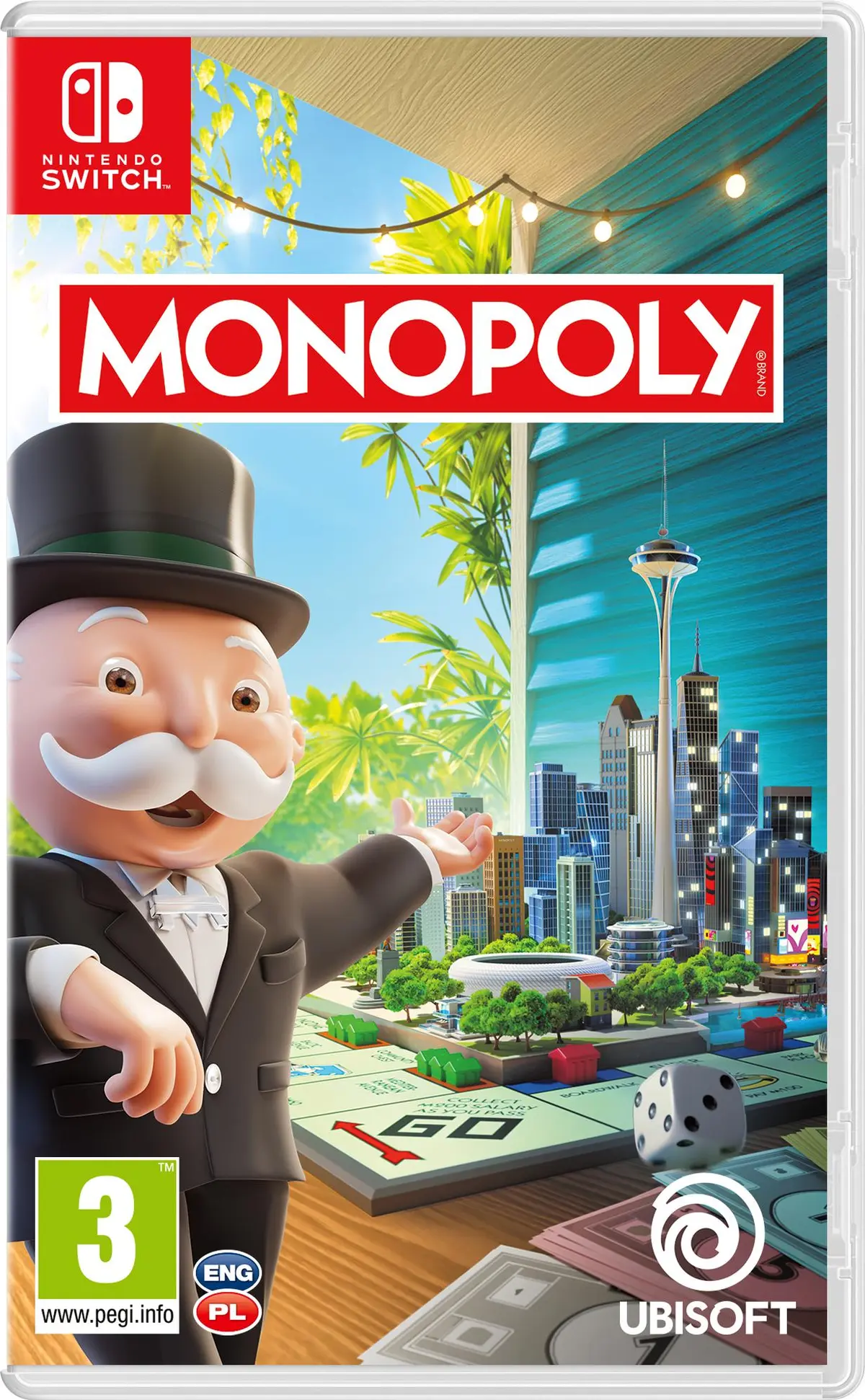 Okładka gry Monopoly na Nintendo Switch