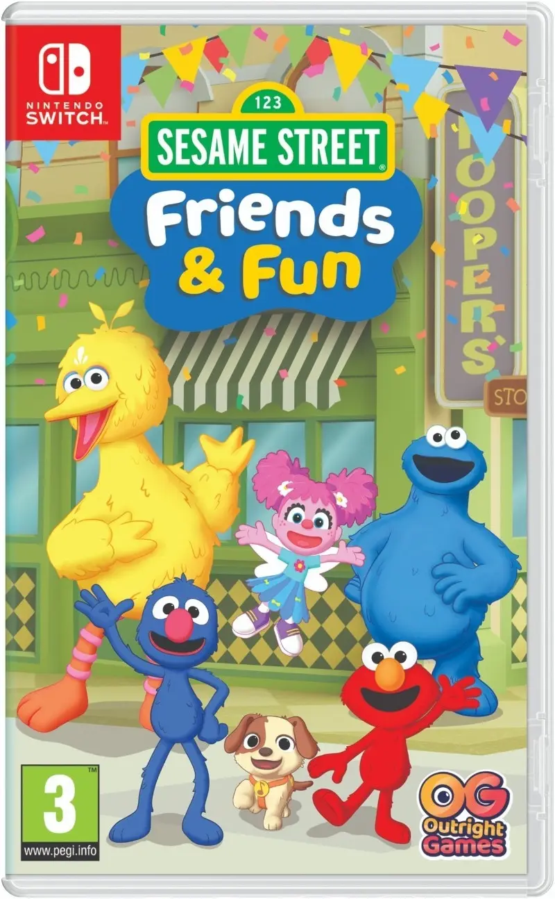 Okładka gry Sesame Street: Friends & Fun