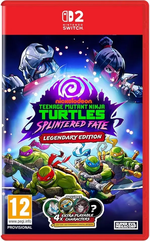 Okładka gry Teenage Mutant Ninja Turtles: Splintered Fate - Legendary Edition na Nintendo Switch 2 Okładka gry Teenage Mutant Ninja Turtles: Splintered Fate - Legendary Edition na Nintendo Switch 2