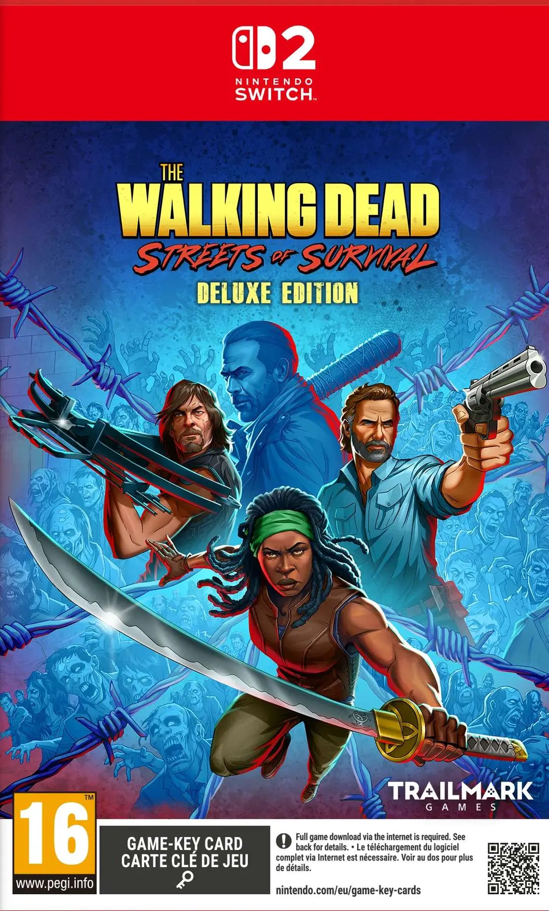 Okładka gry The Walking Dead: Streets Of Survival na Nintendo Switch 2 Okładka gry The Walking Dead: Streets Of Survival na Nintendo Switch 2