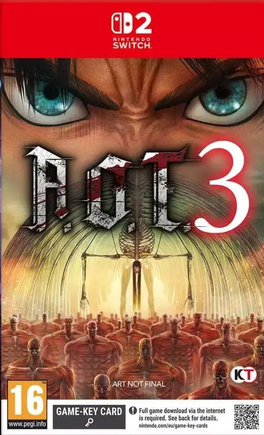 Okładka gry Attack On Titan 3