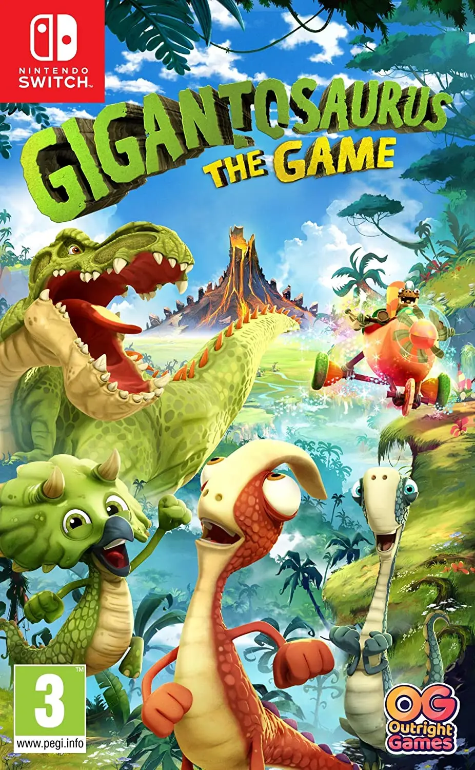 Gigantosaurus Nintendo Switch okładka gry