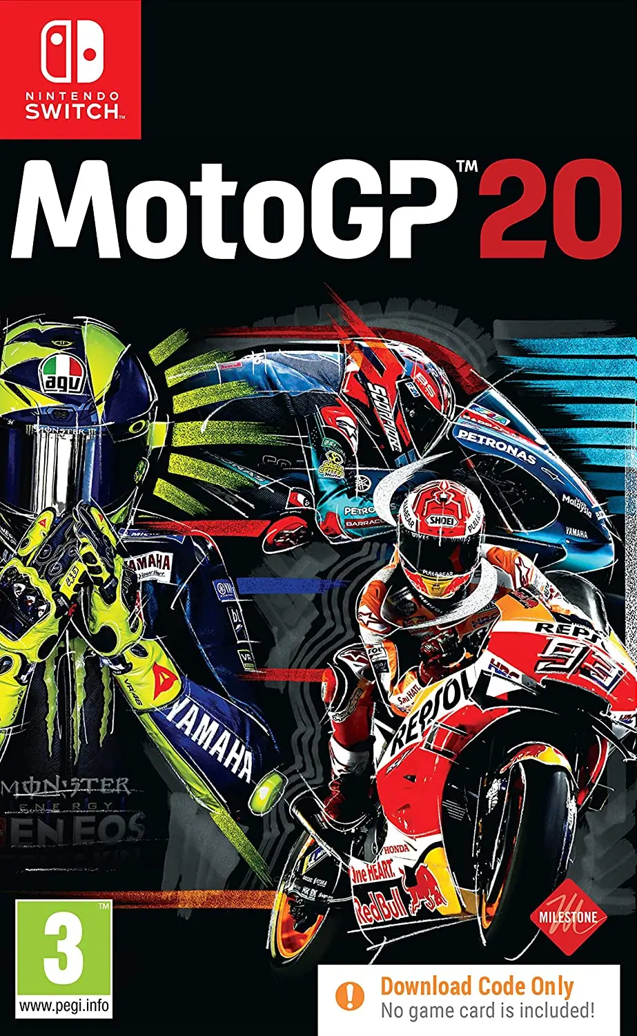 MotoGP 20 Nintendo Switch okładka gry