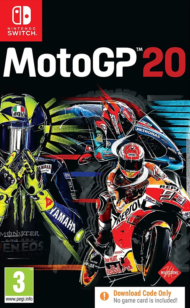 MotoGP 20 Nintendo Switch okładka gry