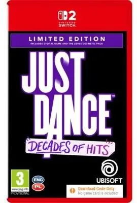 Okładka gry Just Dance Decades of Hits - Edycja Limitowana na Nintendo Switch 2 Okładka gry Just Dance Decades of Hits - Edycja Limitowana na Nintendo Switch 2