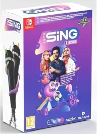 Let's Sing 2024 + 2 mikrofony Nintendo Switch okładka gry