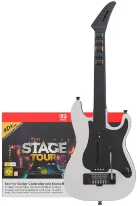 Okładka gry Stage Tour + Kramer Wireless Guitar Controller na Nintendo Switch 2 Okładka gry Stage Tour + Kramer Wireless Guitar Controller na Nintendo Switch 2