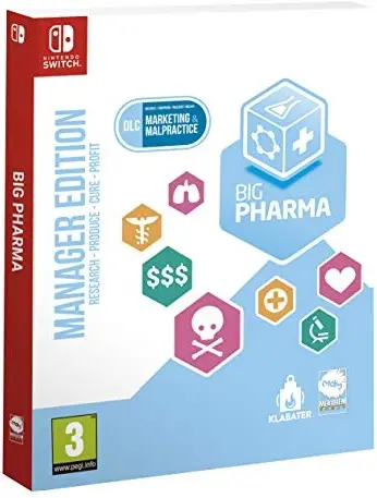Big Pharma Nintendo Switch okładka gry