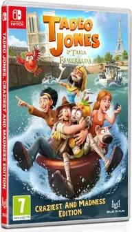 Tad The Lost Explorer Craziest and Madness Edition Nintendo Switch okładka gry