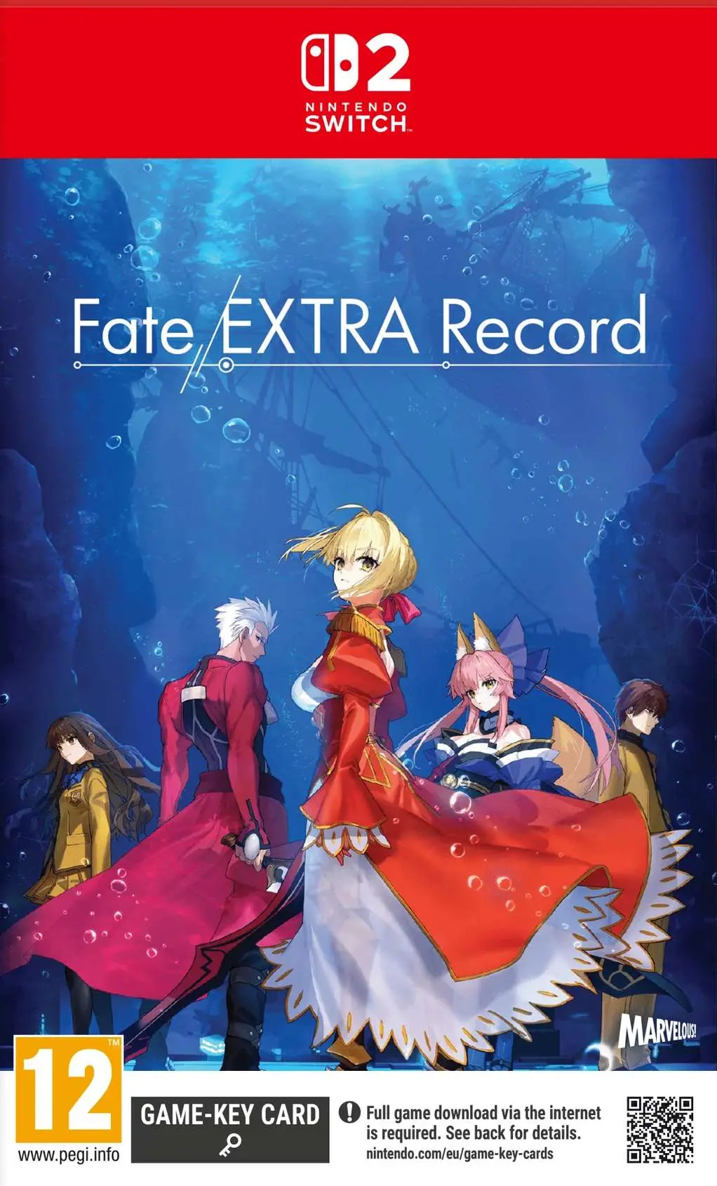 Okładka gry Fate/EXTRA Record na Nintendo Switch 2 Okładka gry Fate/EXTRA Record na Nintendo Switch 2
