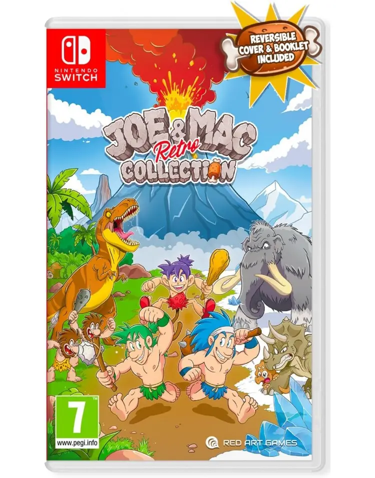 Okładka gry Joe & Mac Retro Collection-Standard Edition na Nintendo Switch Okładka gry Joe & Mac Retro Collection-Standard Edition na Nintendo Switch