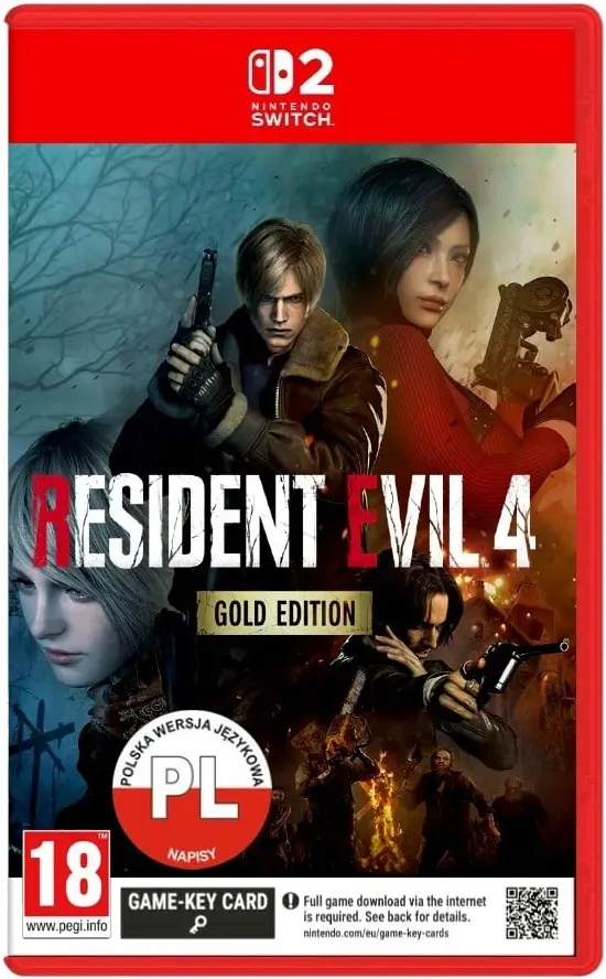 Okładka gry Resident Evil 4 Gold Edition na Nintendo Switch 2 Okładka gry Resident Evil 4 Gold Edition na Nintendo Switch 2