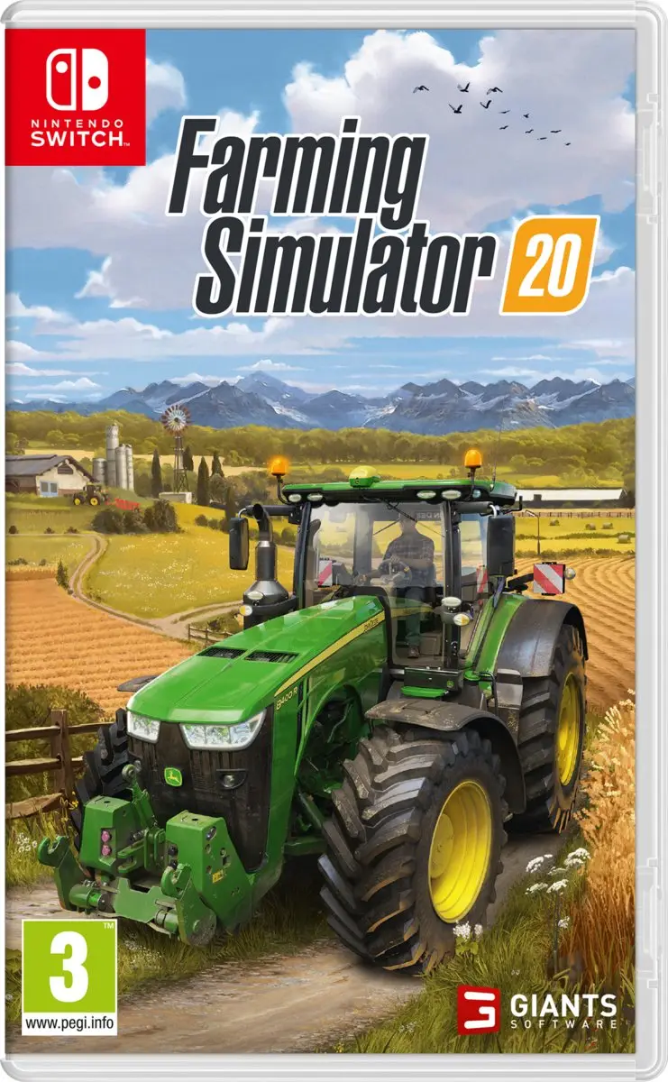 Farming Simulator 20 Nintendo Switch okładka gry
