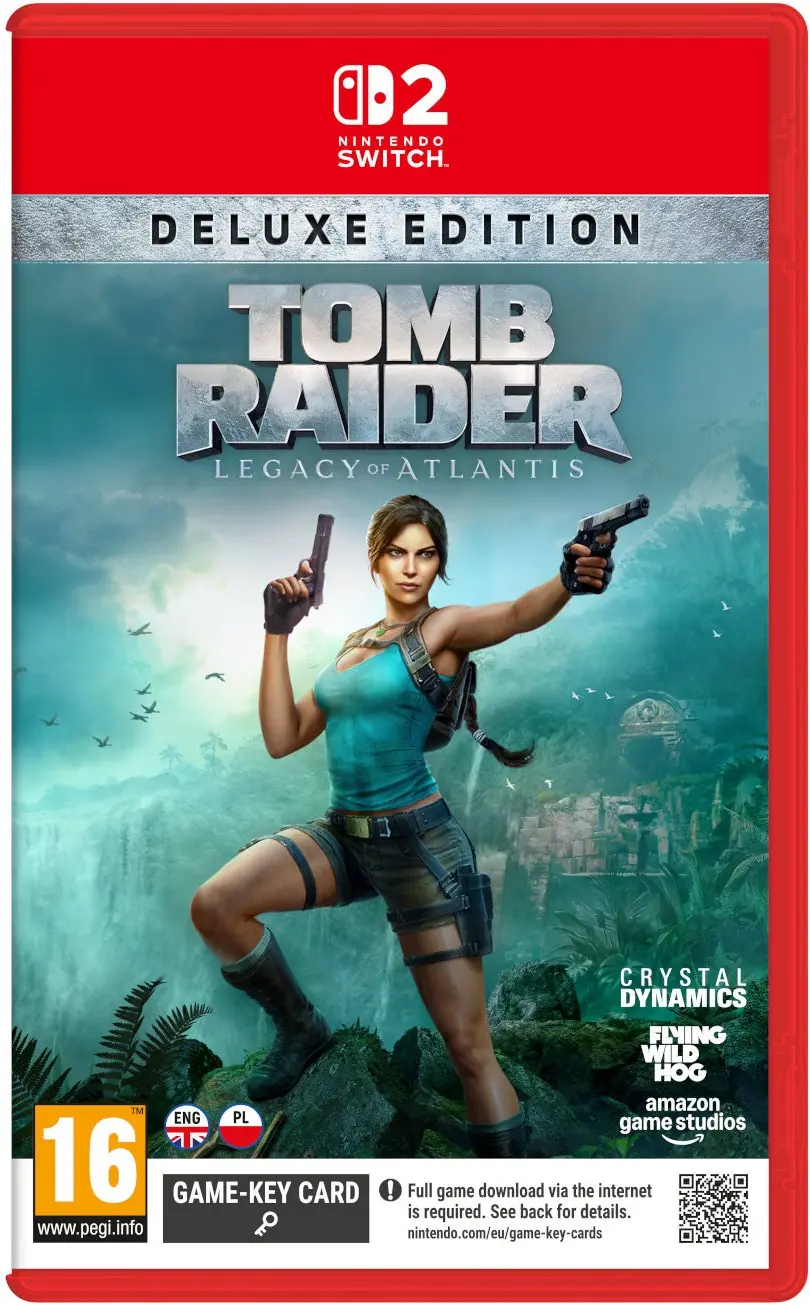 Okładka gry Tomb Raider Legacy of Atlantis Deluxe Edition na Nintendo Switch 2 Okładka gry Tomb Raider Legacy of Atlantis Deluxe Edition na Nintendo Switch 2