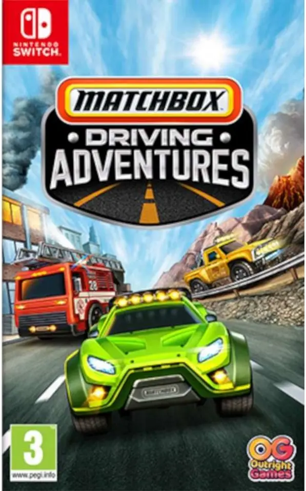 Matchbox Driving Adventures Nintendo Switch okładka gry