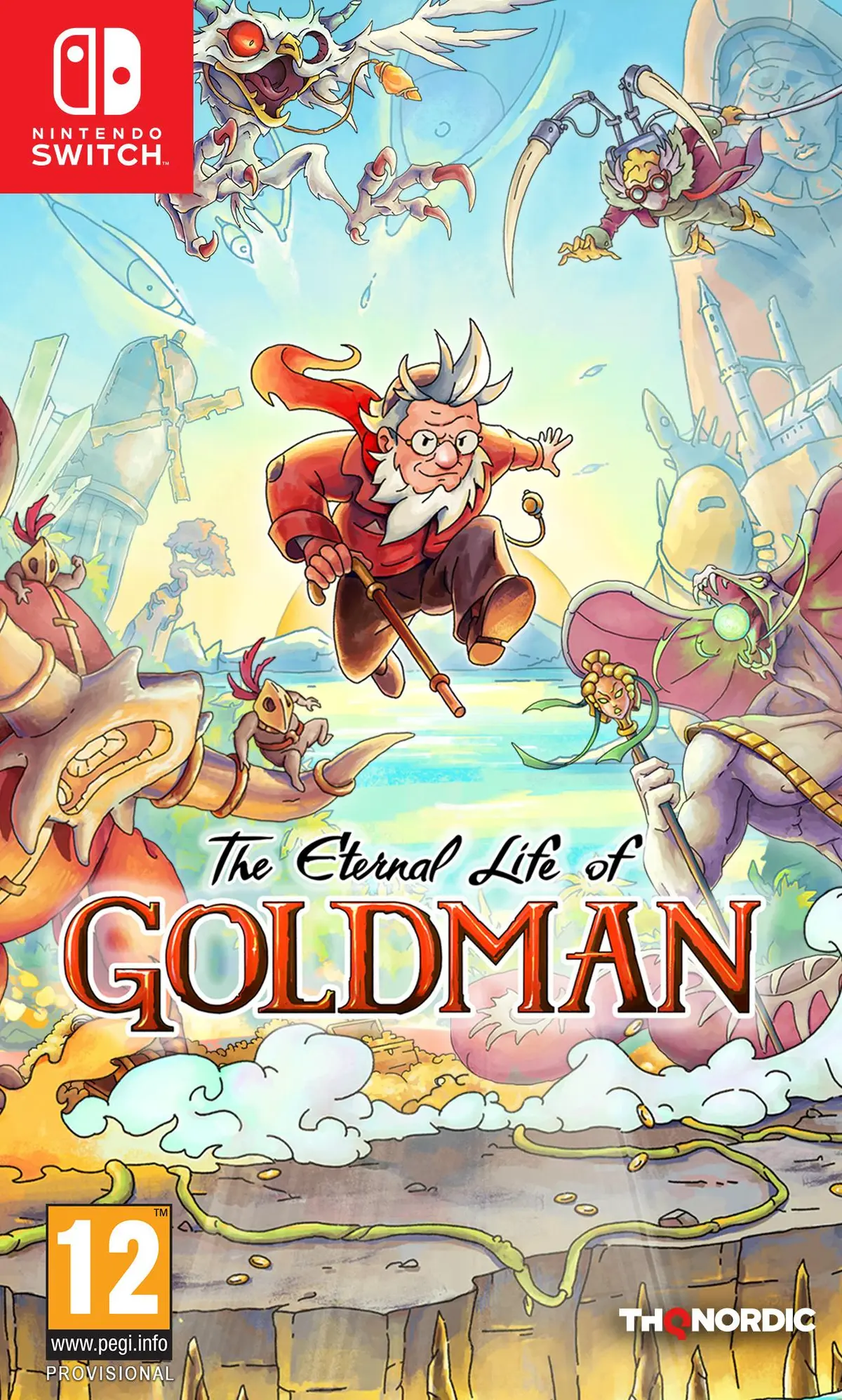Okładka gry The Eternal Life of Goldman na Nintendo Switch Okładka gry The Eternal Life of Goldman na Nintendo Switch