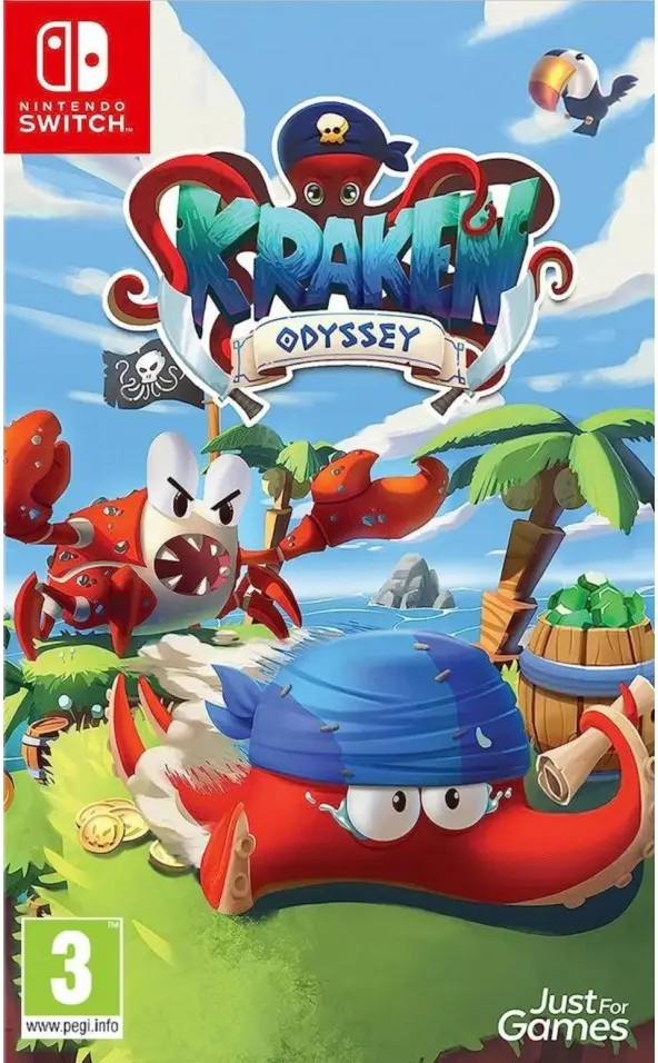 Kraken Odyssey Nintendo Switch okładka gry