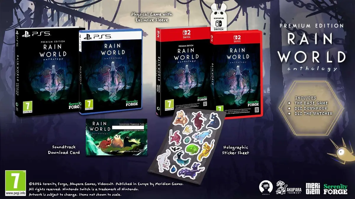 Okładka gry Rain World Anthology na Nintendo Switch 2 Okładka gry Rain World Anthology na Nintendo Switch 2