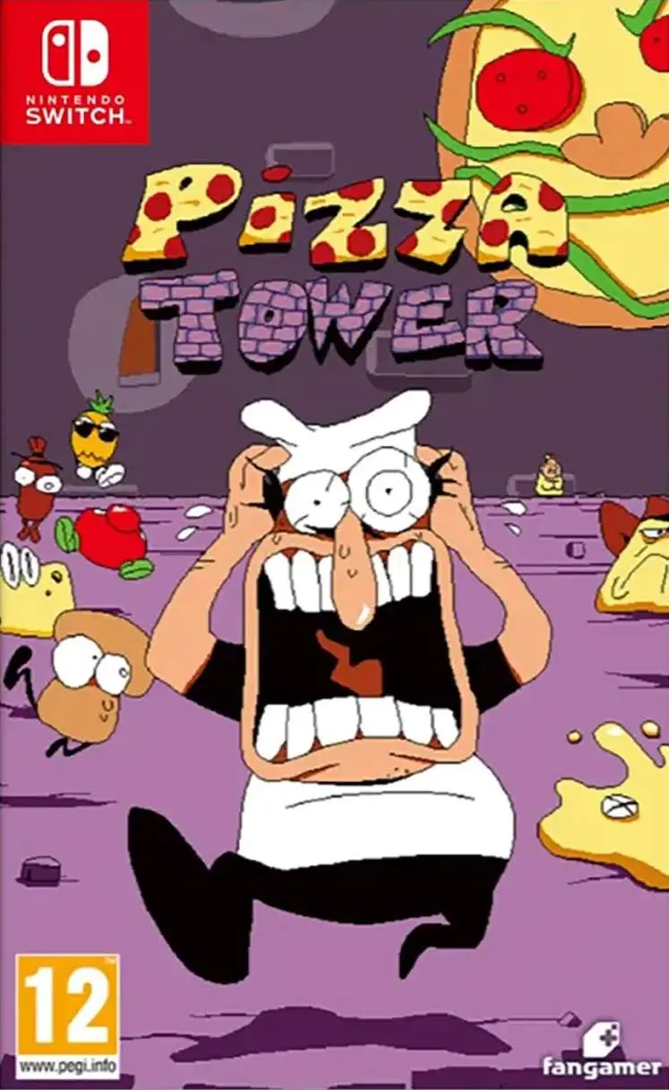 Okładka gry Pizza Tower na Nintendo Switch Okładka gry Pizza Tower na Nintendo Switch