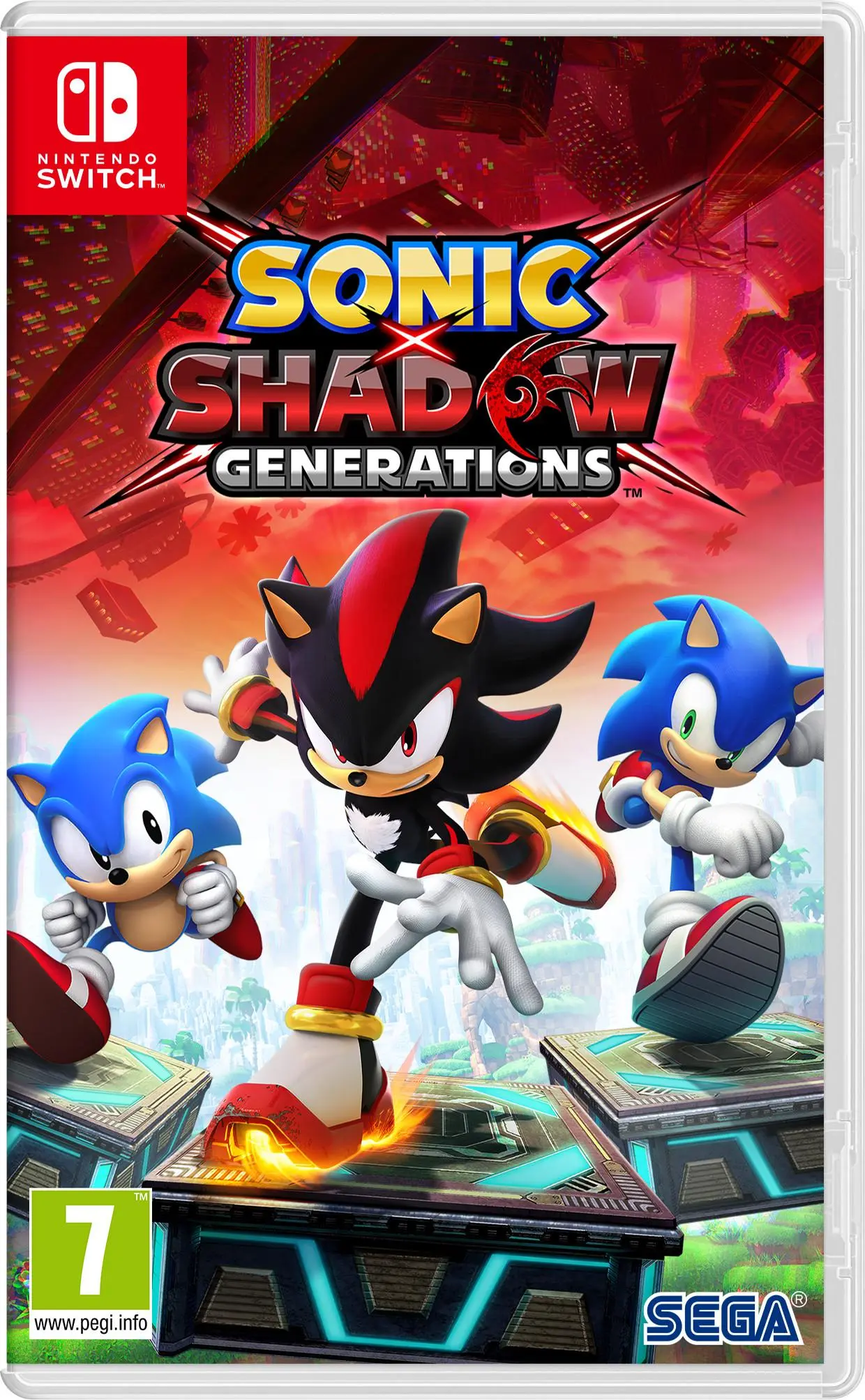 Sonic X Shadow Generations Nintendo Switch okładka gry