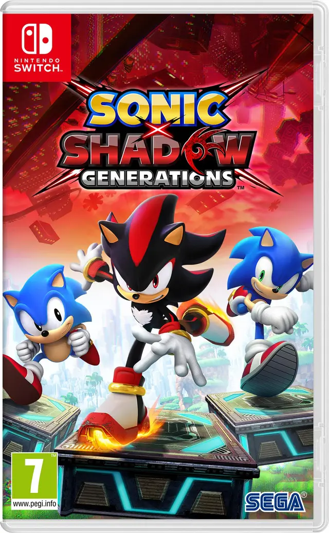 Sonic X Shadow Generations Nintendo Switch okładka gry