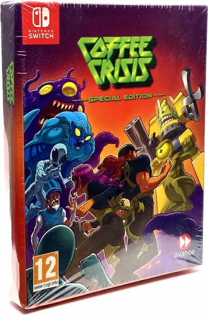 Cofee Crisis: Special Edition Nintendo Switch okładka gry