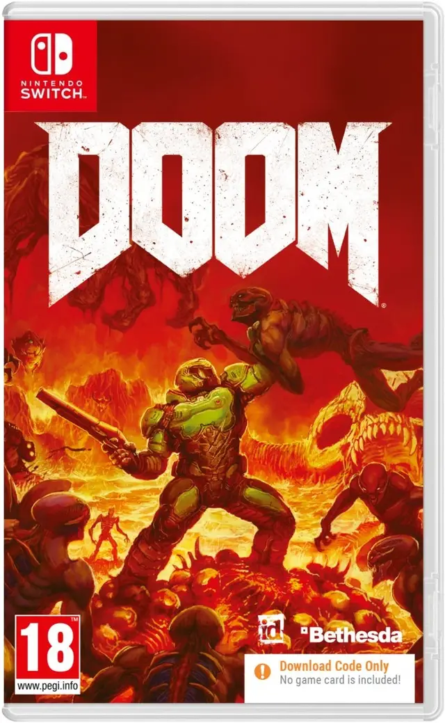Doom Nintendo Switch okładka gry