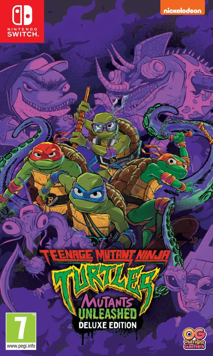 Teenage Mutant Ninja Turtles: Mutants Unleashed Edycja Deluxe Nintendo Switch okładka gry