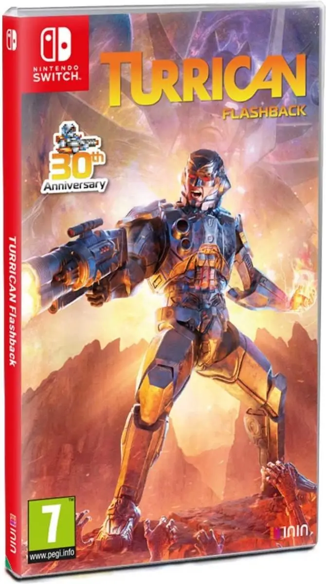 Turrican Flashback Nintendo Switch okładka gry