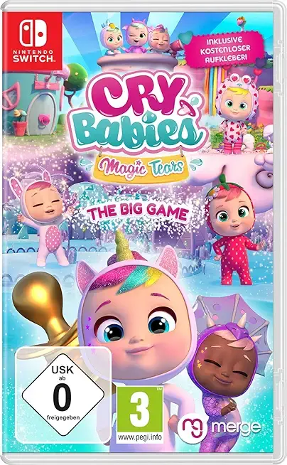 Cry Babies Magic Tears: The Big Game Nintendo Switch okładka gry