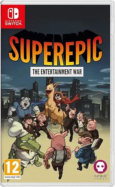 SuperEpic: The Entertainment War Nintendo Switch okładka gry