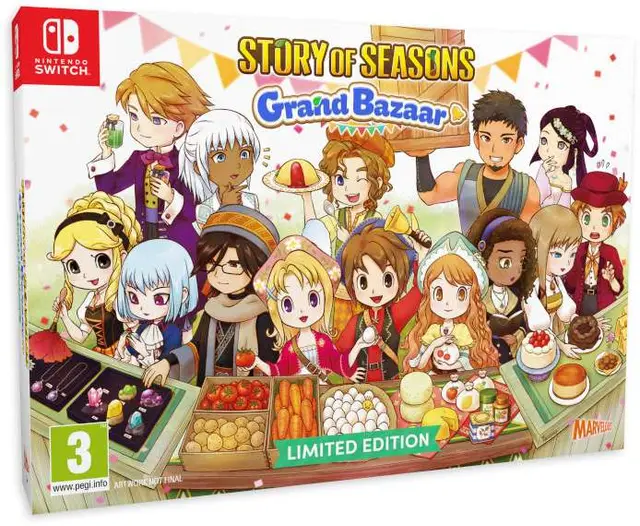 Story of Seasons Grand Bazaar Limited Edition Nintendo Switch okładka gry