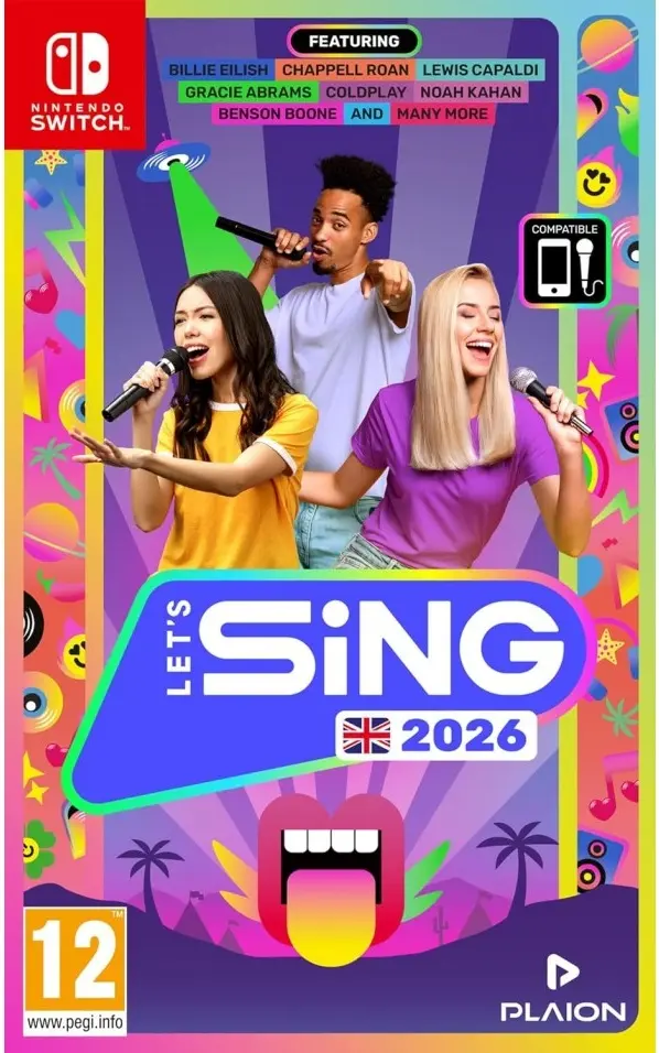 Okładka gry Let's Sing 2026 na Nintendo Switch - najlepsza oferta