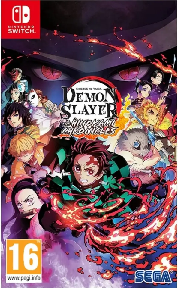 Demon Slayer Kimetsu no Yaiba The Hinokami Chronicles Nintendo Switch okładka gry