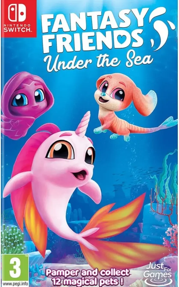 Fantasy Friends Under the Sea Nintendo Switch okładka gry