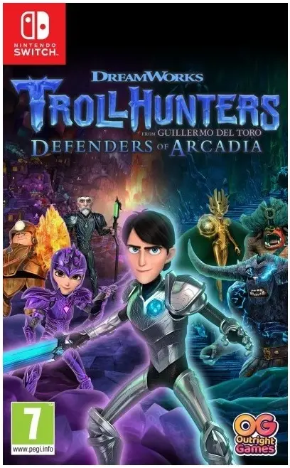 TrollHunters: Defenders of Arcadia Nintendo Switch okładka gry
