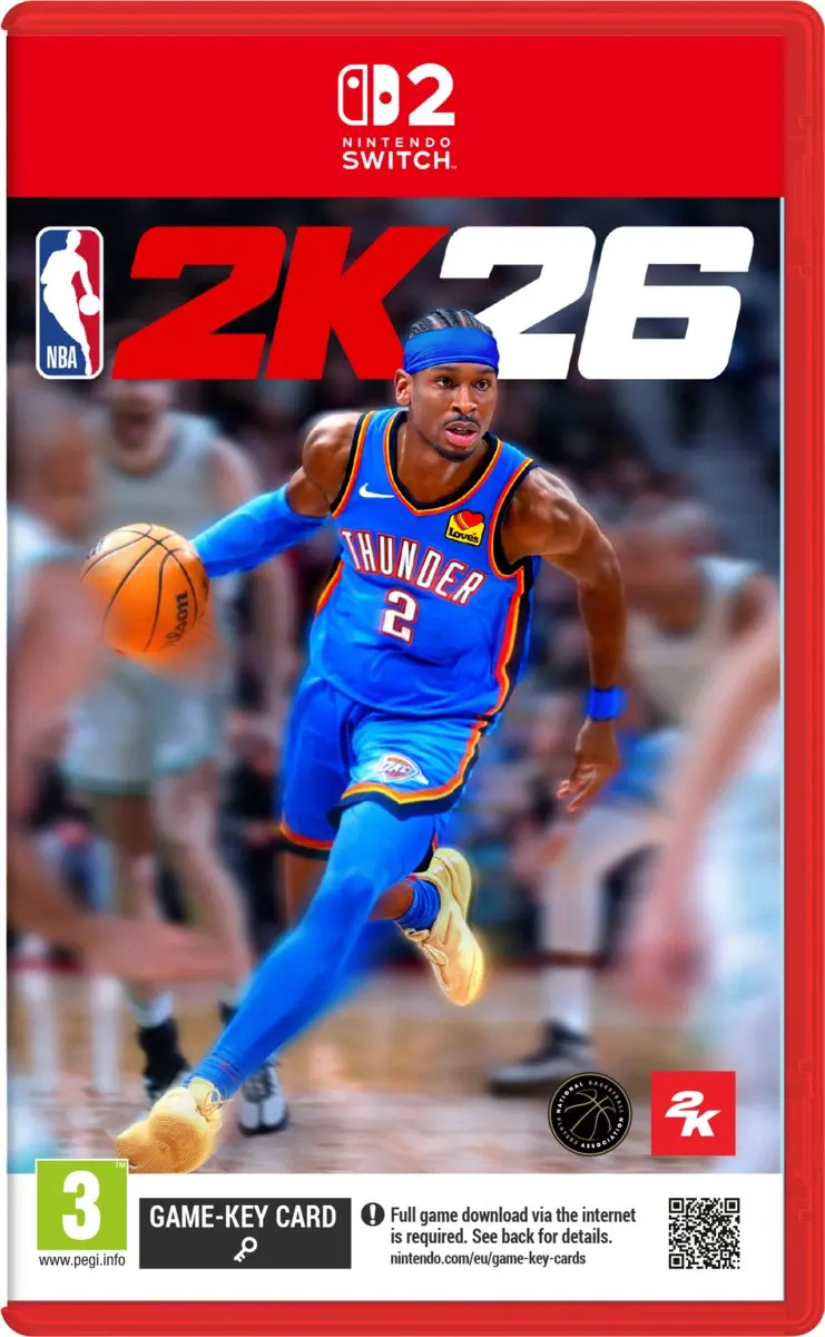 Okładka gry NBA 2k26 na Nintendo Switch 2