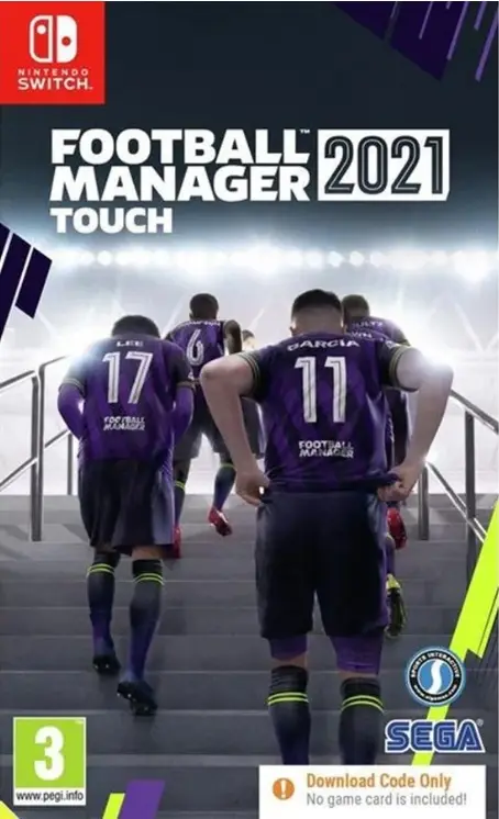 Football Manager 2021 Touch Nintendo Switch okładka gry