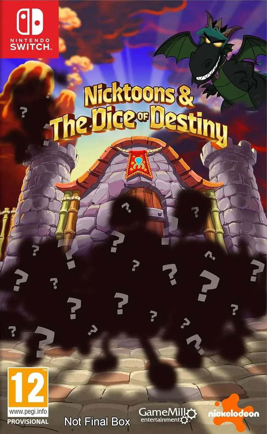 Nicktoons & the Dice of Destiny Nintendo Switch okładka gry