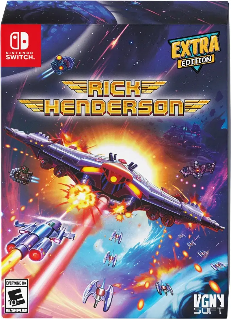 Rick Henderson Extra Edition Nintendo Switch okładka gry
