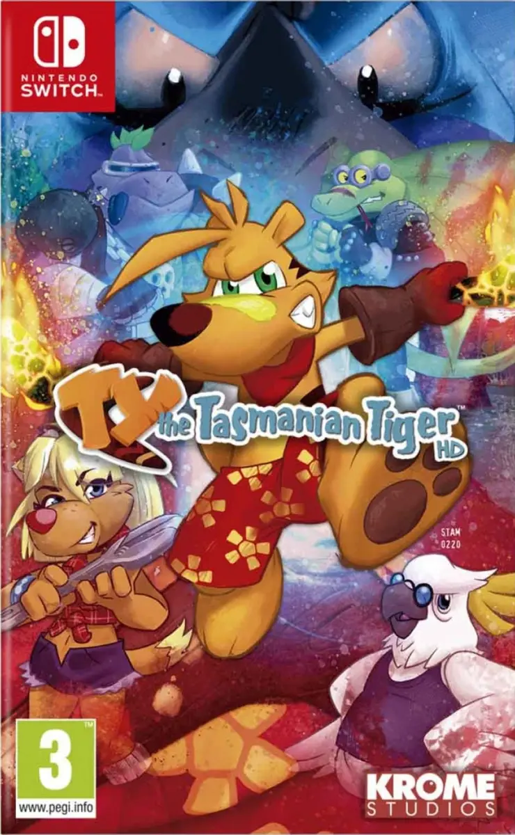 Ty the Tasmanian Tiger HD Nintendo Switch okładka gry