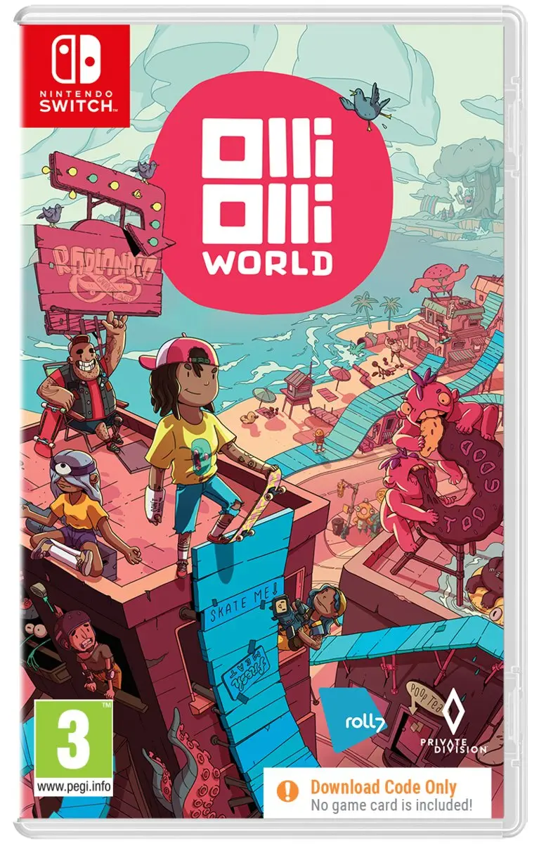 OlliOlli World Nintendo Switch okładka gry