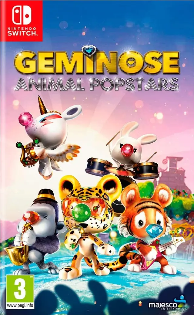 Geminose Animal Popstars Nintendo Switch okładka gry