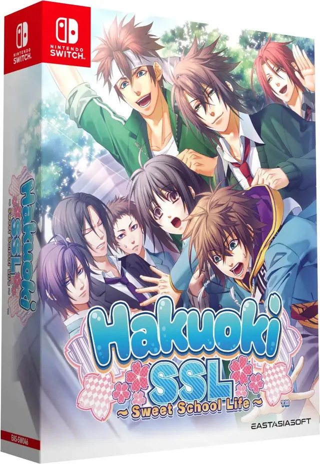 Hakuoki SSL ~Sweet School Life~ Limited Edition Nintendo Switch okładka gry