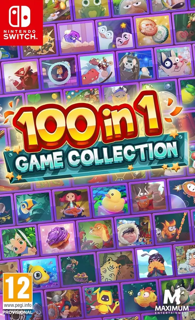 100 in 1 Game Collection Nintendo Switch okładka gry