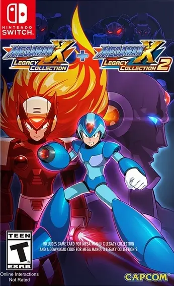 MegaMan X Legacy Collection 1 + 2 Nintendo Switch okładka gry