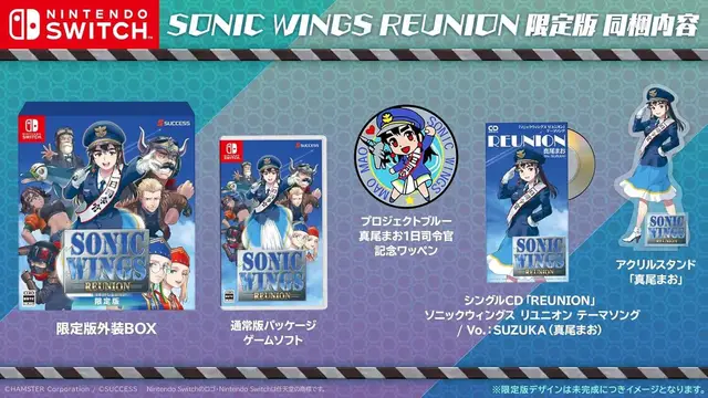 Sonic Wings Reunion Limited Edition Nintendo Switch okładka gry